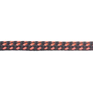 T621 Round Cord Fleck Black with Flo Pink Close Up Kalsi Cords