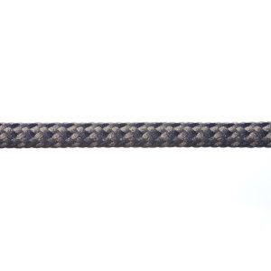 T621 Round Cord Fleck Grey with Dark Navy Close Up Kalsi Cords
