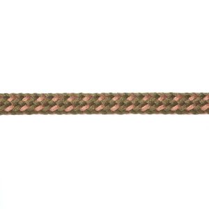 T621 Round Cord Fleck Khaki with Coffee Close Up Kalsi Cords
