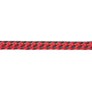 T621 Round Cord Fleck Red with Black Close Up Kalsi Cords