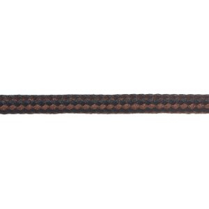 T621 Round Cord Stripes Brown and Black Close Up Kalsi Cords