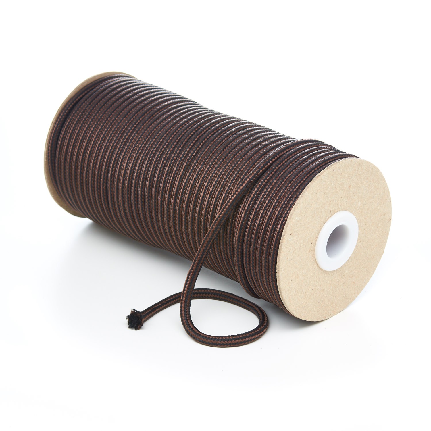 T621 Round Cord Stripes Brown and Black Kalsi Cords
