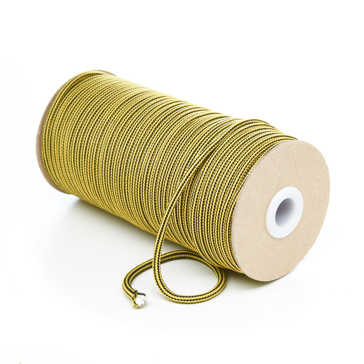 T621 Round Cord Stripes Yellow and Black Kalsi Cords