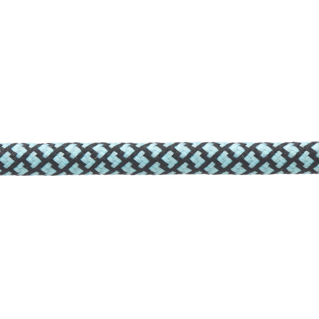 Turquoise With Black Honeycomb Cord Lace Kalsi Cords British Quality