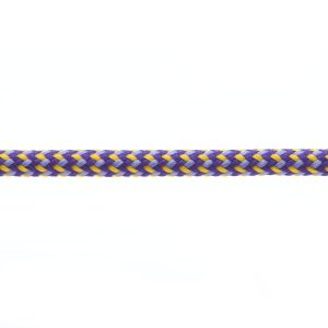 T621 5mm Round Cord Herringbone 3 Colours Shoe Laces Purple with Lilac Yellow 3 Kalsi Cords 1