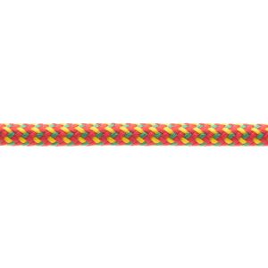 T621 5mm Round Cord Herringbone 3 Colours Shoe Laces Red with Yellow Emerald 3 Kalsi Cords 1