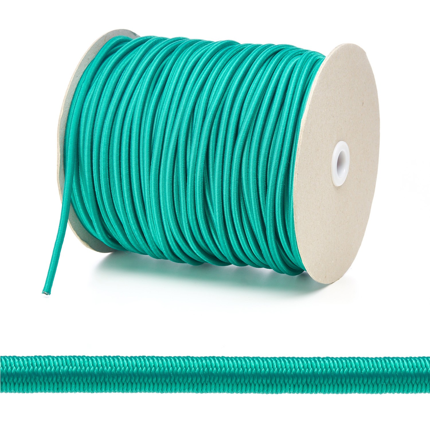 5mm Emerald Green Round Elastic Bungee Shock Cord Kalsi Cords