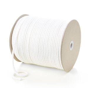 C207 5mm Round Cotton Cord White Kalsi Cords