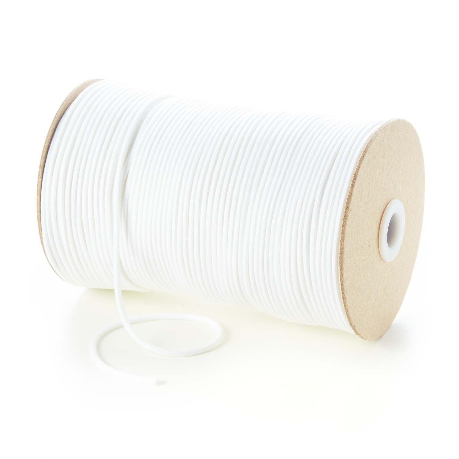 C250 2mm Thin Round Cotton Cord White Kalsi Cords