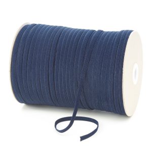 TPE11 6mm 8 Cord Flat Braided Elastic Dark Navy PG791 Kalsi Cords