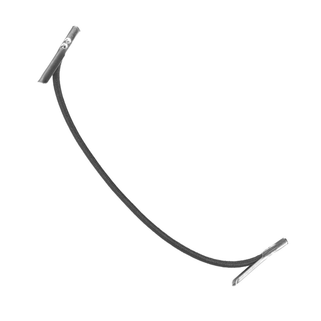 2mm Round Elastic Metal Tongue Tags Black MTNG TPE84 BLK 1 Kalsi Cords 1
