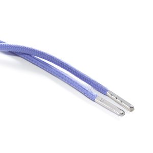 T621 5mm Round Polyester Draw String Lilac 2 Silver Metal Tip Kalsi Cords
