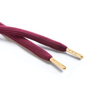 R1176 9mm Flat Tubular Draw String Porto 2 Gold Metal Tips Kalsi Cords
