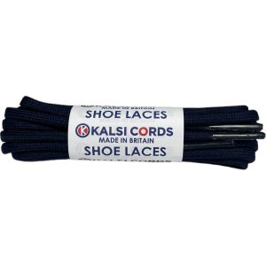 Dark Blue PG795 R1266 3.5mm Round Oval Cord Shoe Laces Kalsi Cords