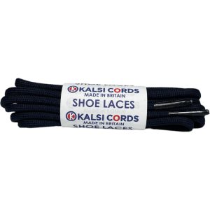 Dark Navy PG791 R1266 3.5mm Round Oval Cord Shoe Laces Kalsi Cords