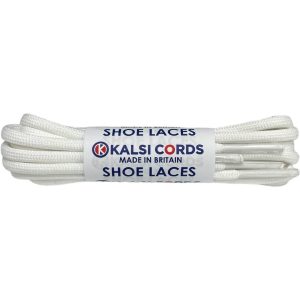 Ecru Standard White R1266 3.5mm Round Oval Cord Shoe Laces Kalsi Cords