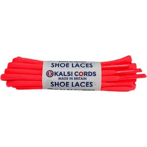 Fluorescent Pink PG052 R1266 3.5mm Round Oval Cord Shoe Laces Kalsi Cords