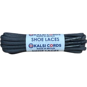Grey PG544 R1266 3.5mm Round Oval Cord Shoe Laces Kalsi Cords