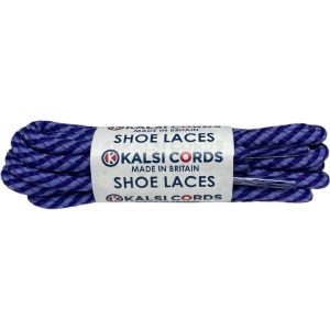 Purple Lilac T621 5mm Round Cord Twisted Spiral Shoe Laces Kalsi Cords