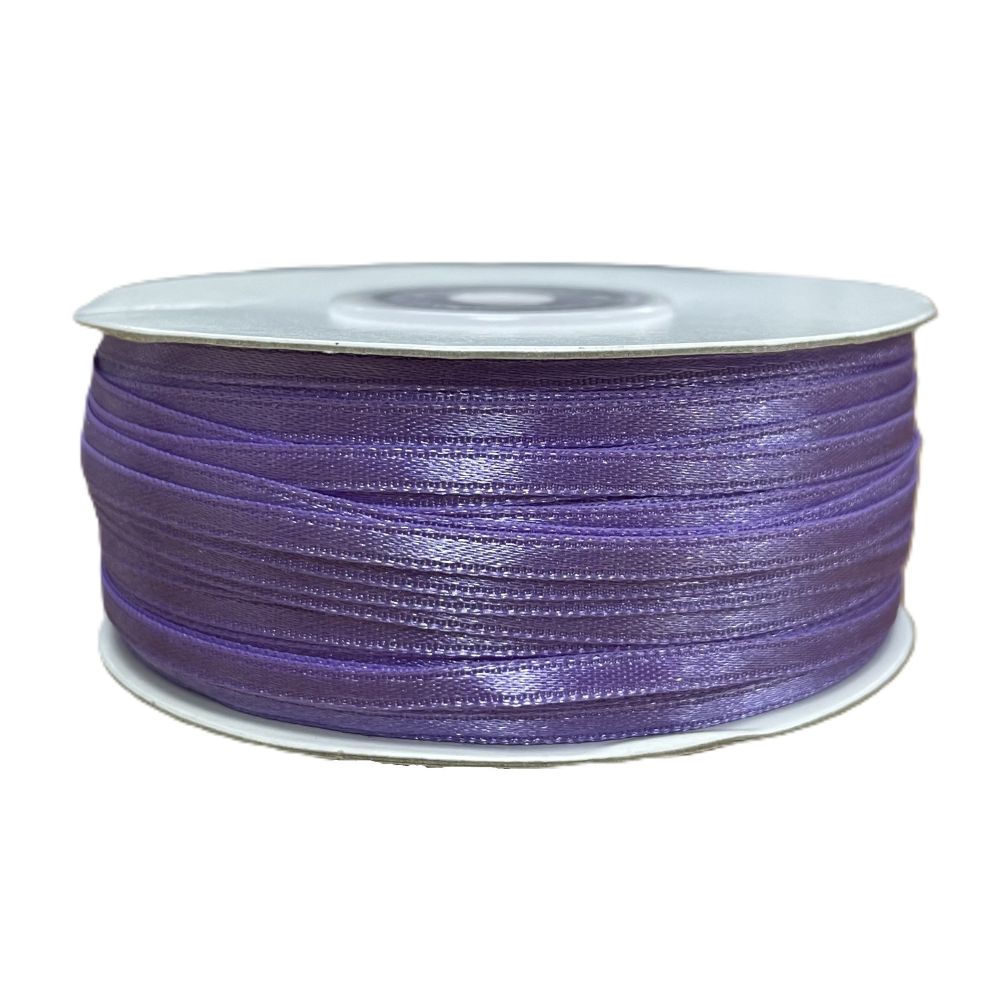 Kalsi Cords Lilac 113 3mm Double-Sided Satin Ribbon 100m