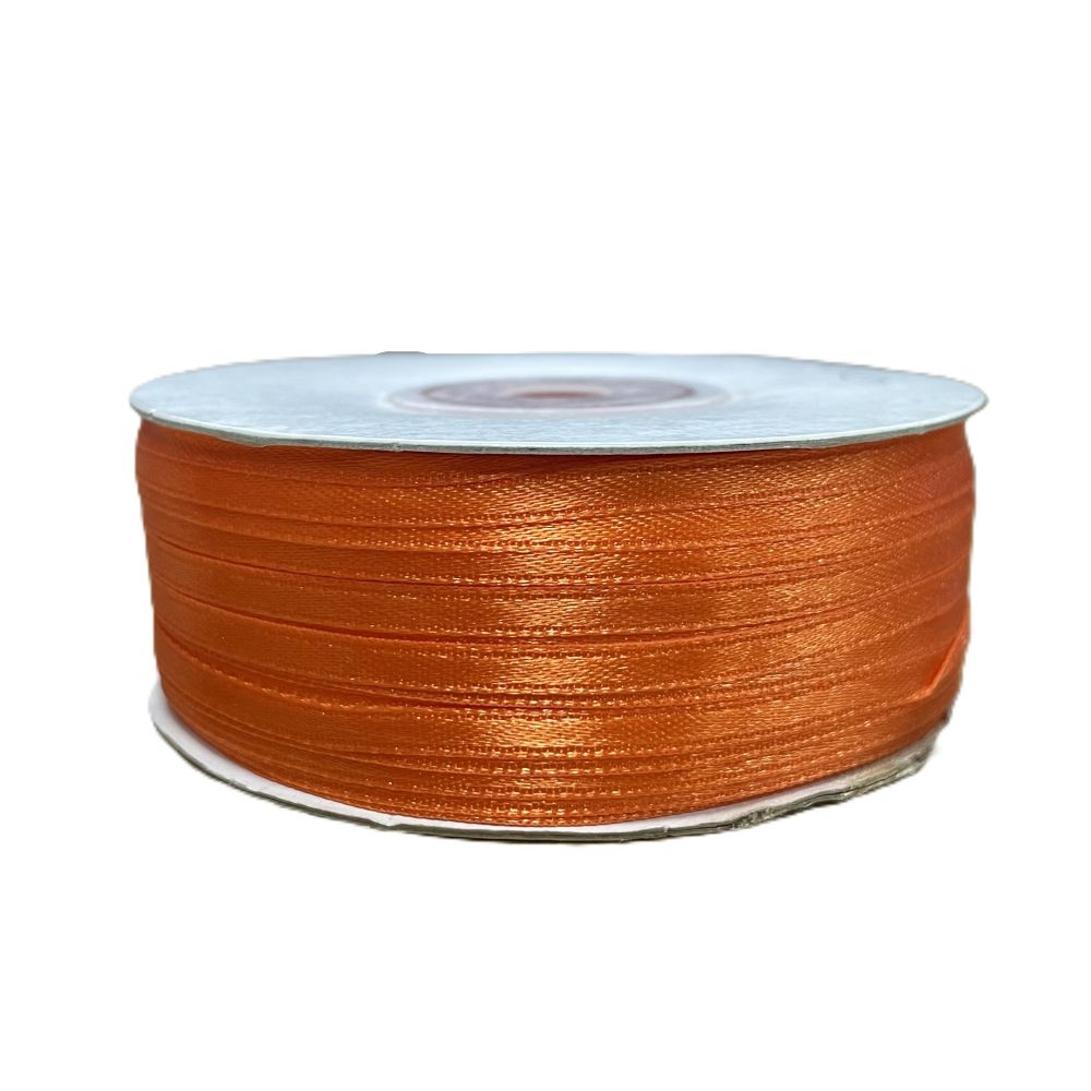 Kalsi Cords Orange 149 3mm Double-Sided Satin Ribbon 100m