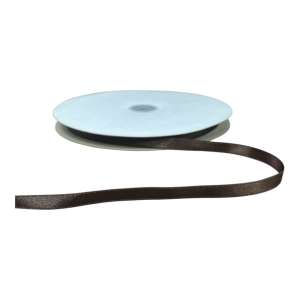 Kalsi Cords Chocolate 652 10mm Double-Sided Satin Ribbon 91M