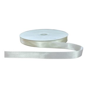 Kalsi Cords Ivory White 163 19mm Double-Sided Satin Ribbon 100M