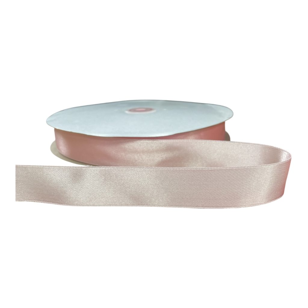 Kalsi Cords Baby Pink 103 25mm Double-Sided Satin Ribbon 91m