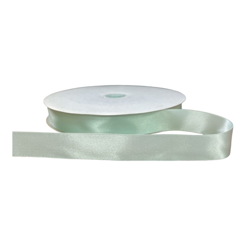 Kalsi Cords Light Teal 159 25mm Double-Sided Satin Ribbon 91m
